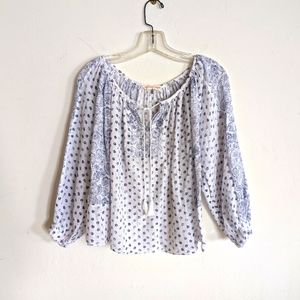 Rebecca Taylor Boho Peasant Blouse